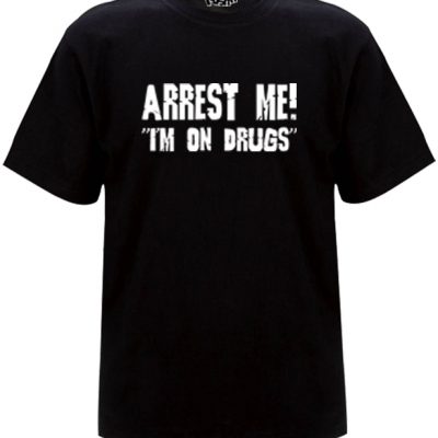 Arrest Me t-shirt that comes in Black