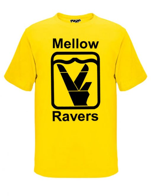 Old skool yellow mellow ravers t-shirt