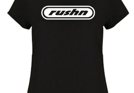 rushn girls tshirt black