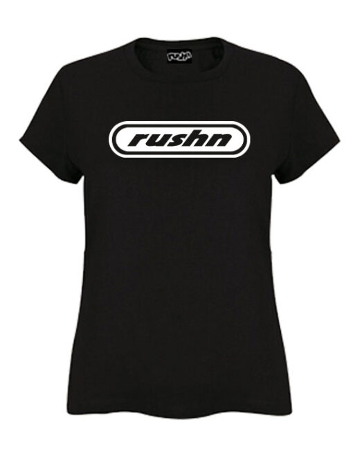 rushn girls tshirt black