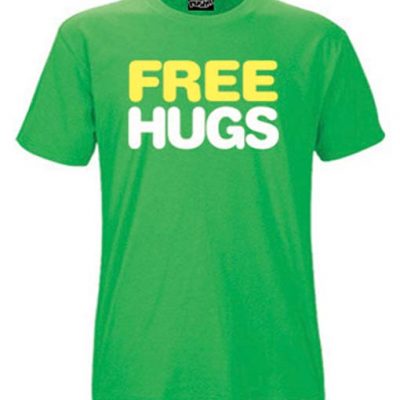 Free hugs t-shirts for men