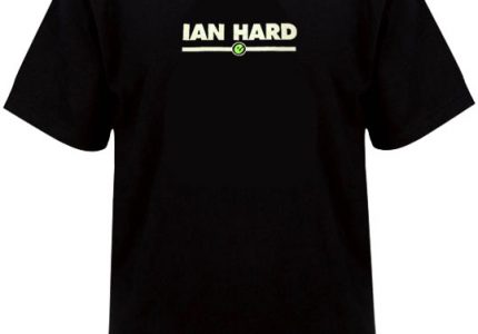 Old skool black mens Ian Hard t-shirt