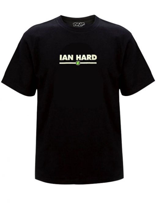 Old skool black mens Ian Hard t-shirt