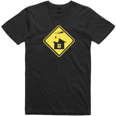 Unisex Black Acid House tshirt