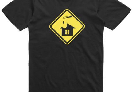 Unisex Black Acid House tshirt