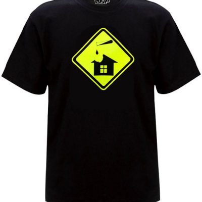 Acid house Old Skool Mens Tshirt Black