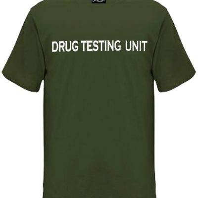 Drug-Testing-Unit-Old Skool Mens Tshirt Army