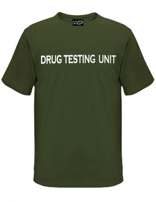 Drug-Testing-Unit-Old Skool Mens Tshirt Army