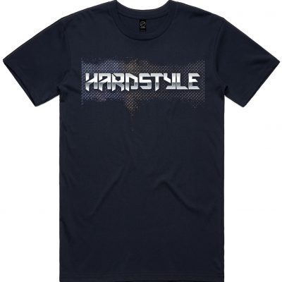 Unisex hardstyle mesh t-shirt that is a black colour