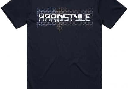 Unisex hardstyle mesh t-shirt that is a black colour