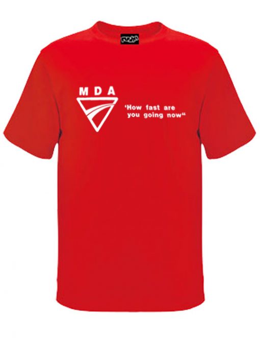 How Fast Oldskool Mens Tshirt Red