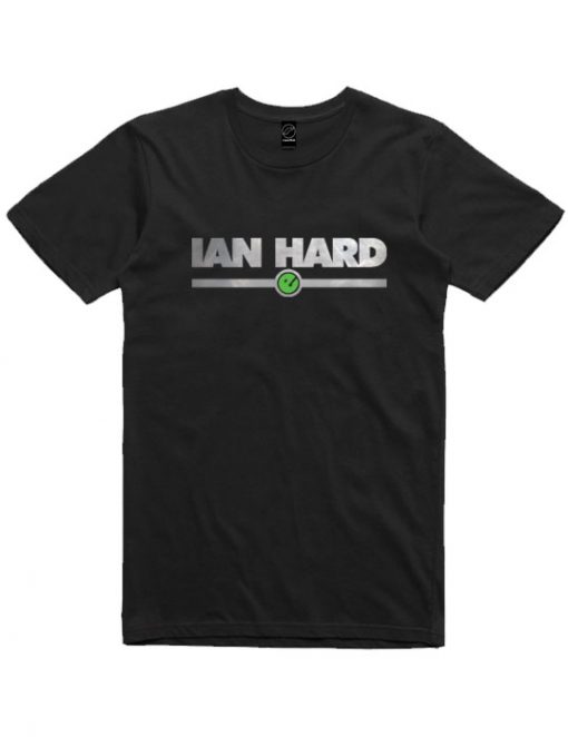 unisex mens Ian Hrad Black t-shirt