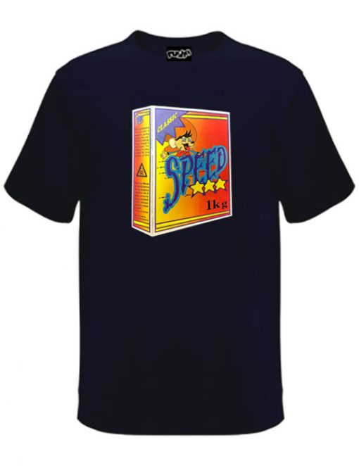 Old skool navy blue speed box t-shirt