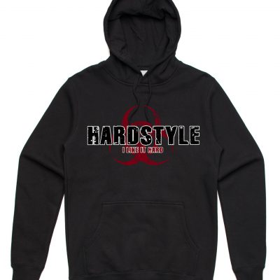 Hardstyle Hoodie Like it Hardstyle Unisex Hoodie Black