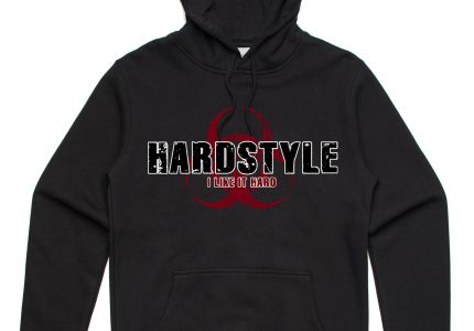 Hardstyle Hoodie Like it Hardstyle Unisex Hoodie Black