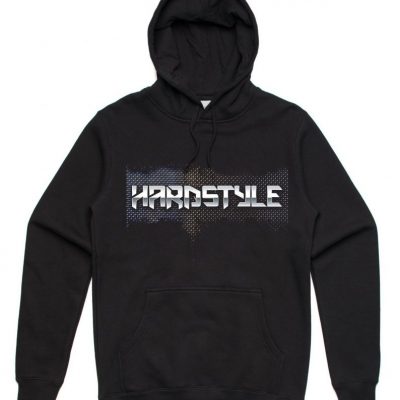 Rushn Hardstylev Mesh Unisex Hoodie Black