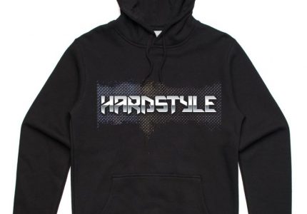 Rushn Hardstylev Mesh Unisex Hoodie Black