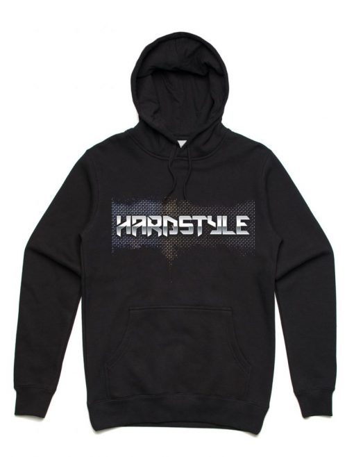 Rushn Hardstylev Mesh Unisex Hoodie Black