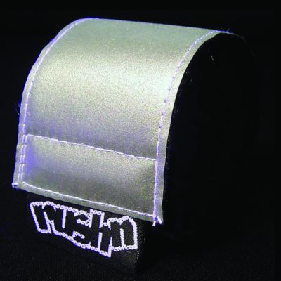 wrist band reflective silver