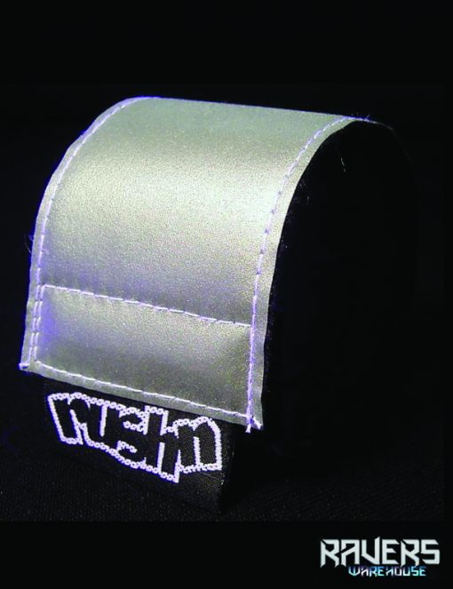 wrist band reflective silver