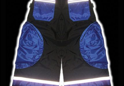 pants aero rushn black blu back