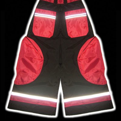 pants aero rushn black red back