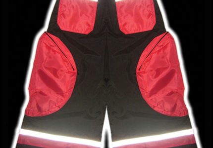 pants aero rushn black red back