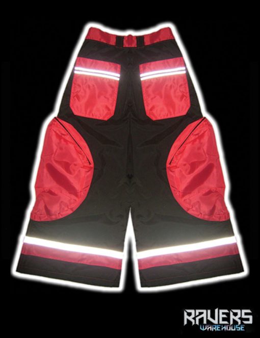 pants aero rushn black red back