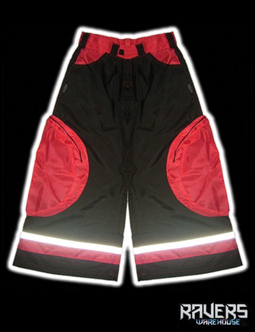 pants aero rushn black-red front