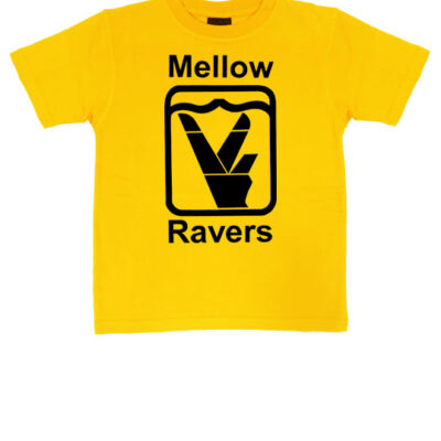 mellow-ravers-kids-tshirt-yellow