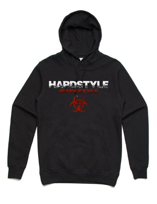 Hardstyle-is-my-style-unisex-hoodie-black