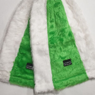 Rushn leg gators fluffy Green and white