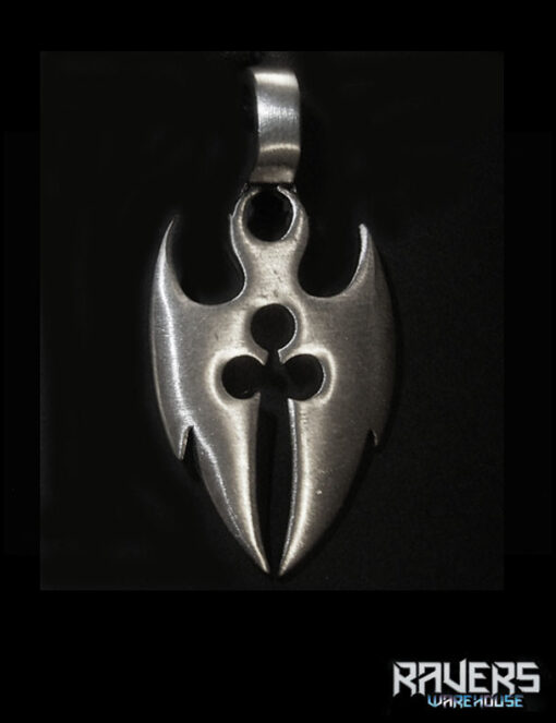 tribal pewder pendant