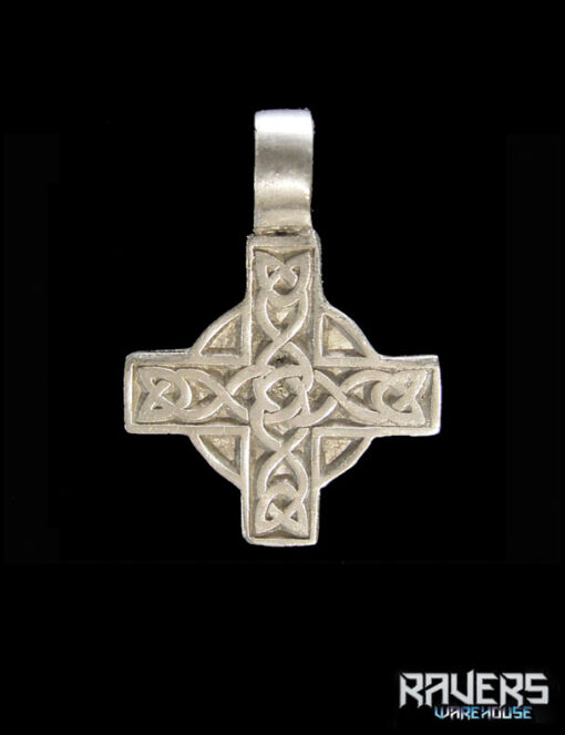 celtic cross pewter necklace pendant