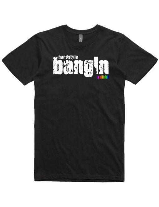 bangin tshirt black mens