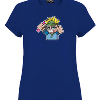 rad raver royal slim girls tee