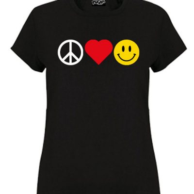 peice-love-smile-girls-tshirt-black