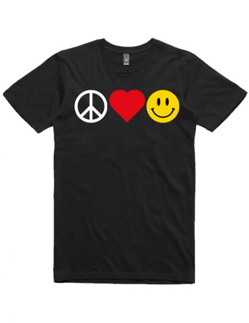 peice-love-smile-mens-tshirt-black