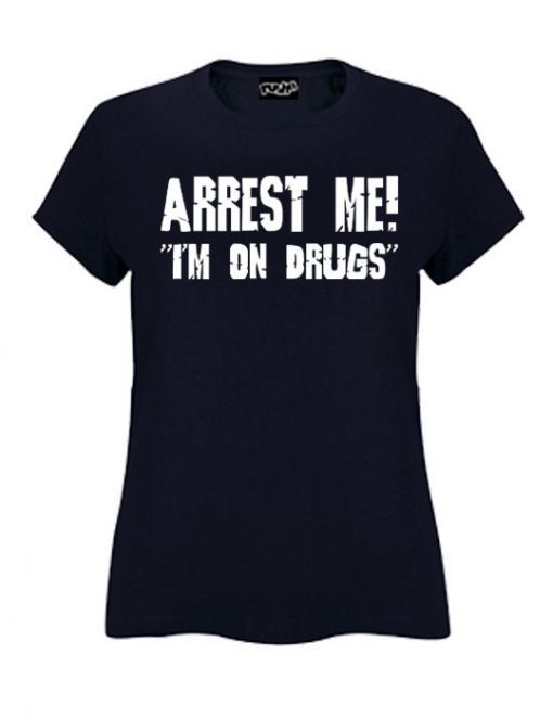 Arrest me navy ladies slim fit