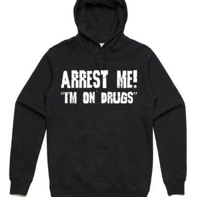 arrest mehoodie black