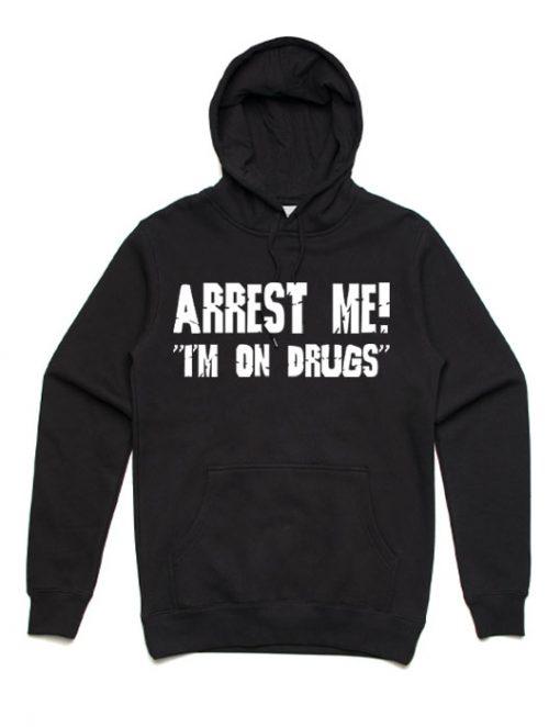 arrest mehoodie black