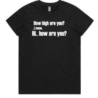 how high womens black