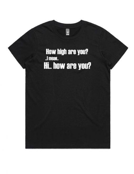 how high womens black