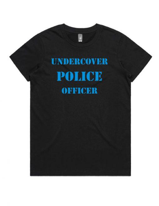 undercover cop womens black