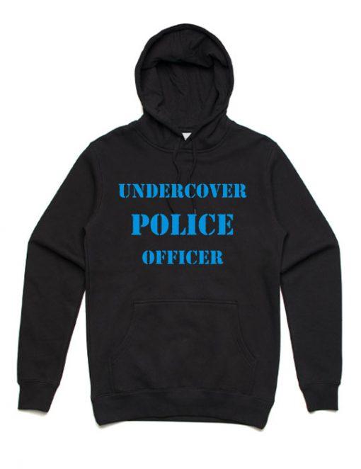 undercover cop hoodie black