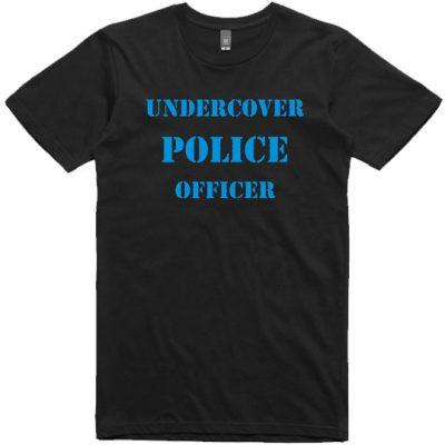 undercover cop unisex black