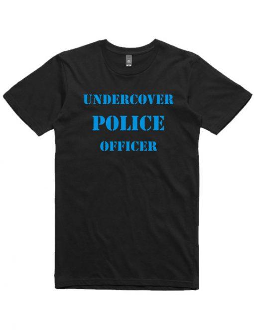 undercover cop unisex black