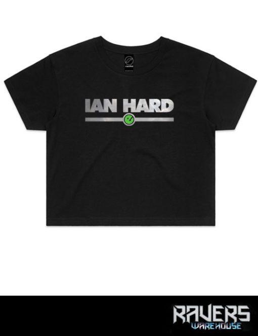 Reflective Ian Hard ladies crop tee